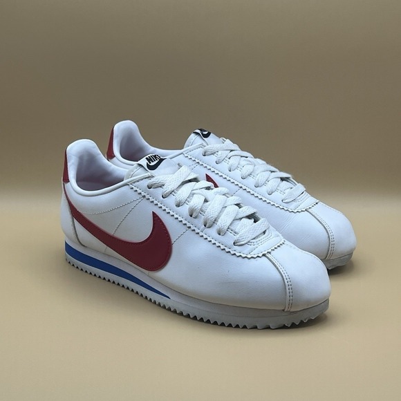 Nike Shoes - 2018 Nike Cortez Forrest Gump Red Blue Retro Shoes - Women's Size 6.5 USED
